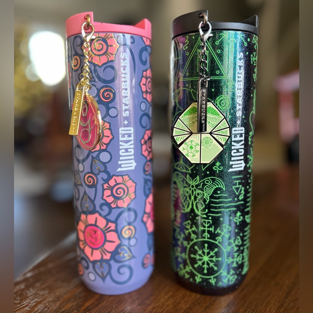 Starbucks Wicked Tumblers Glinda and Elphaba